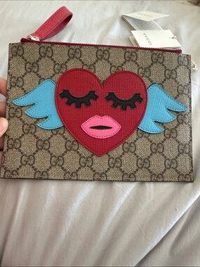 Gucci | Bags | Authentic Gucci Vintage Gg Logo Sherry Line Clutch
